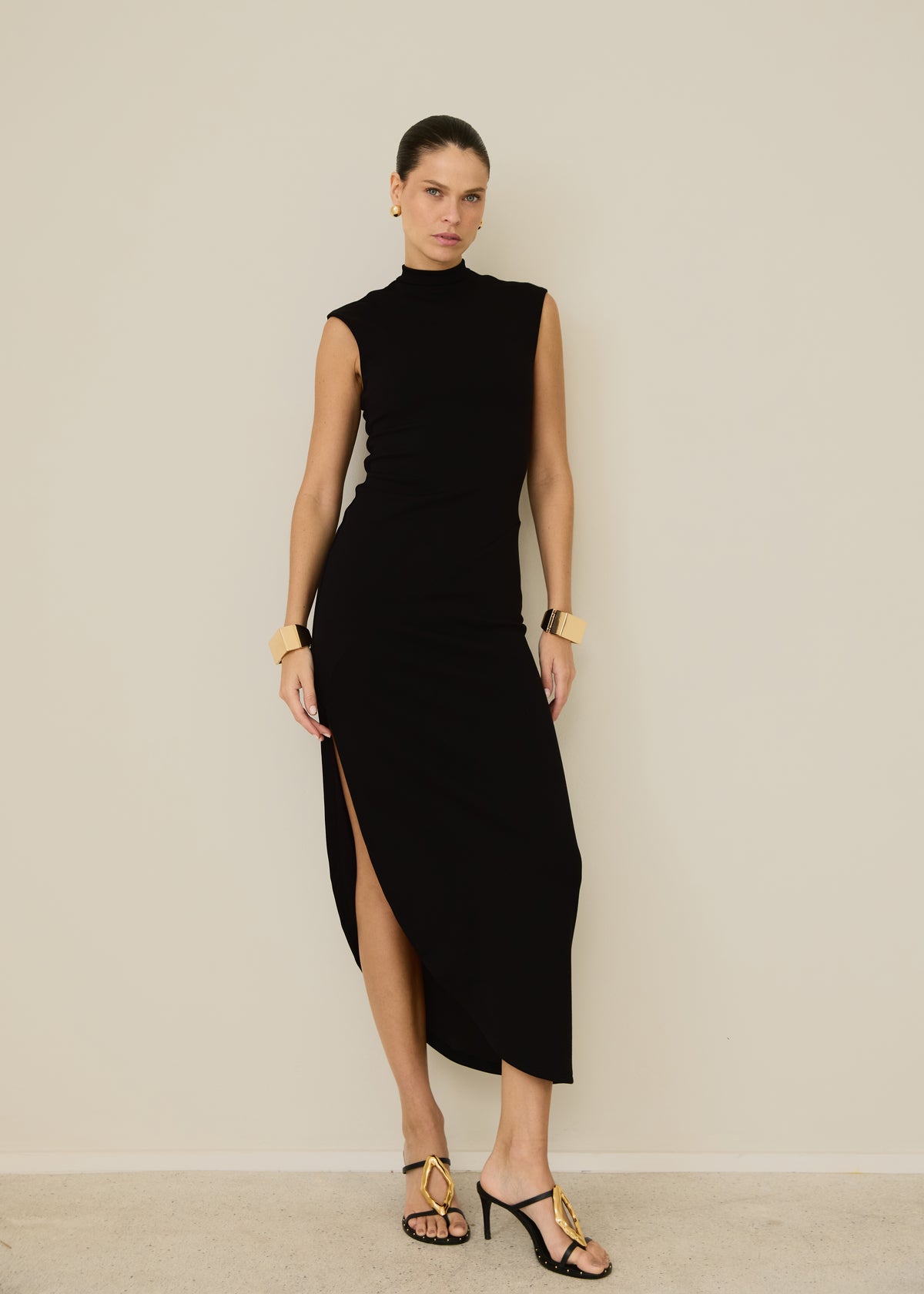 VESTIDO ASSIMÉTRICO MODAL KRONNE