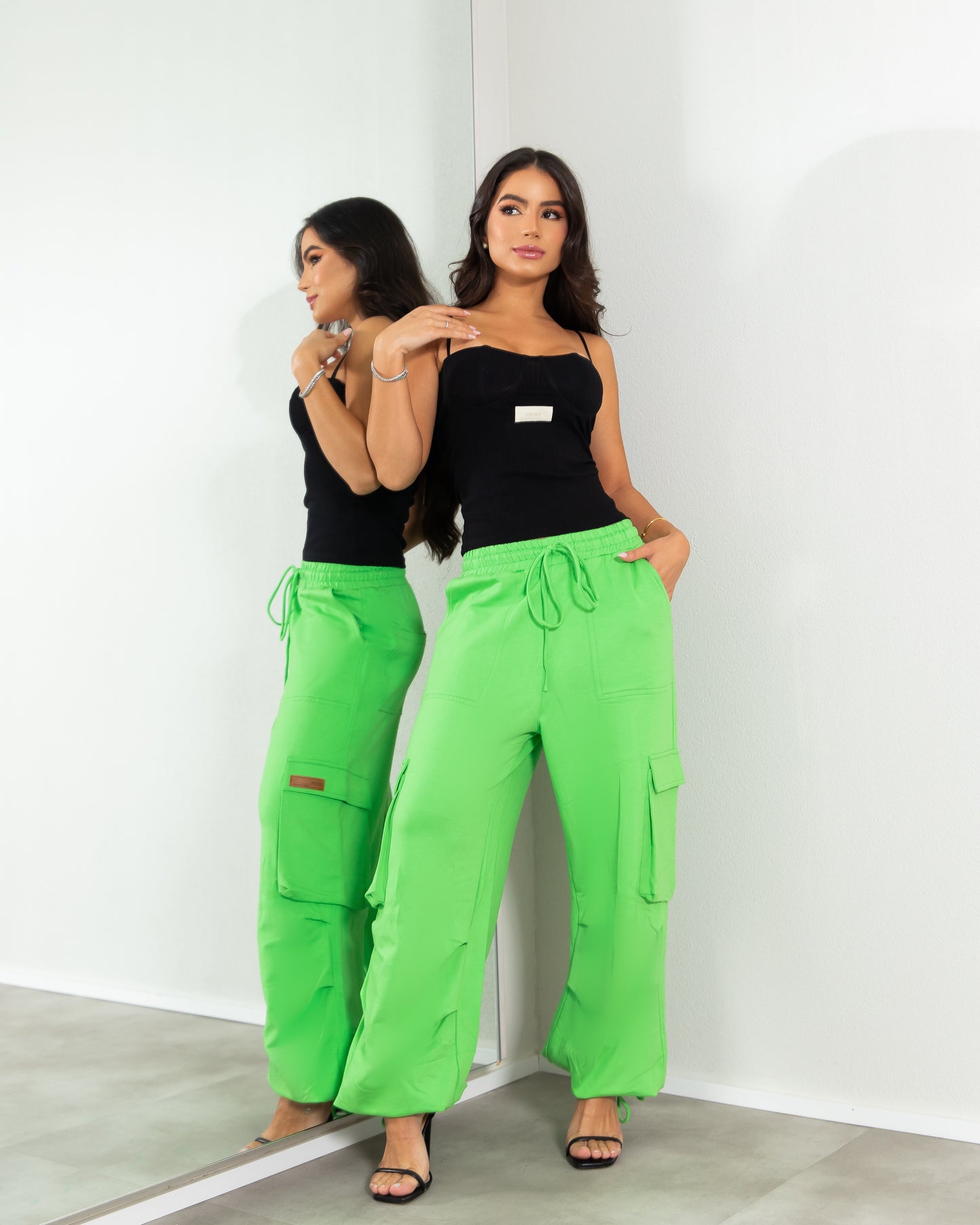 CALÇA CARGO MOLETOM KRONNE