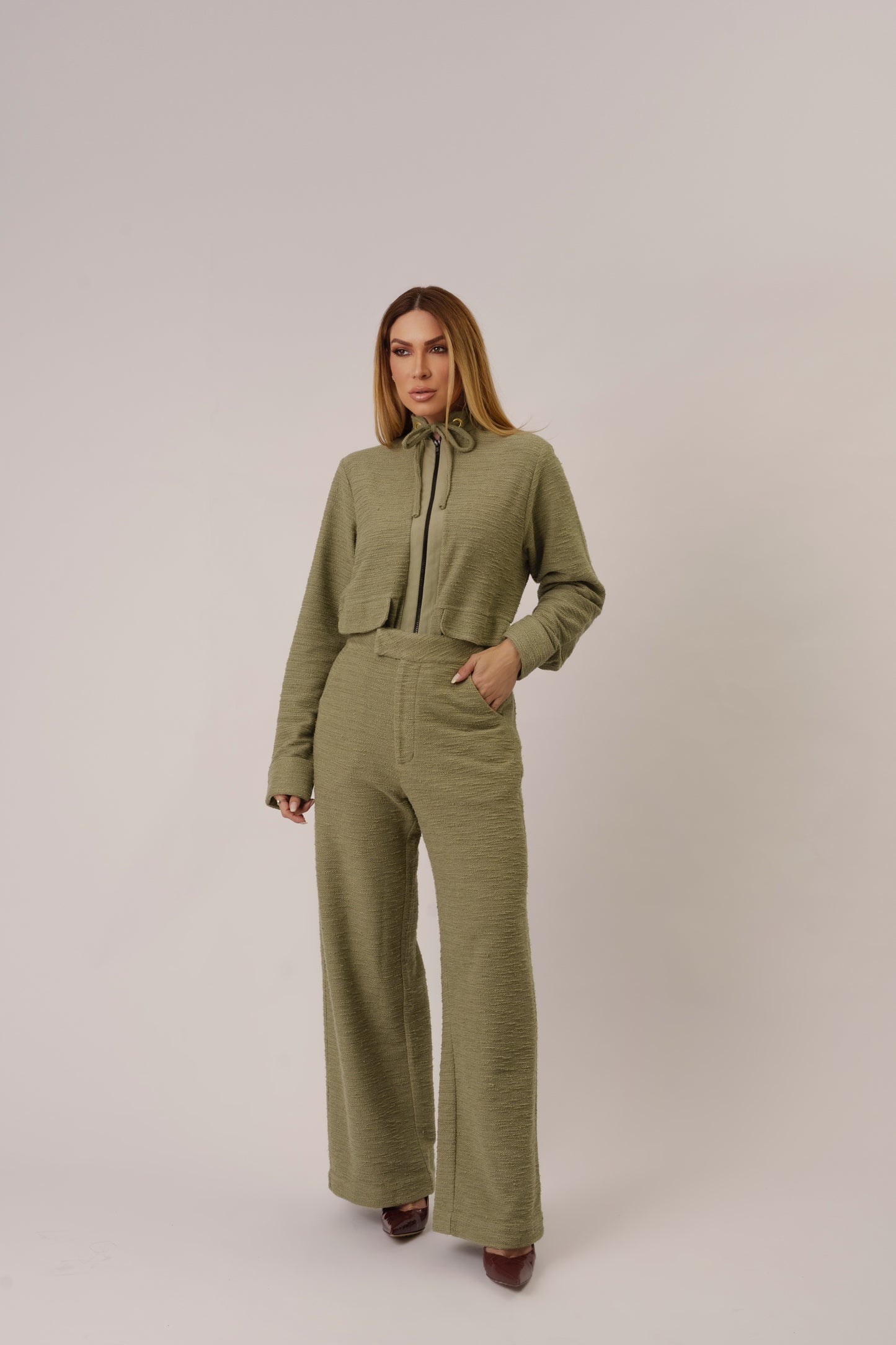 CONJUNTO CASACO PARKA KRONNE E CALÇA