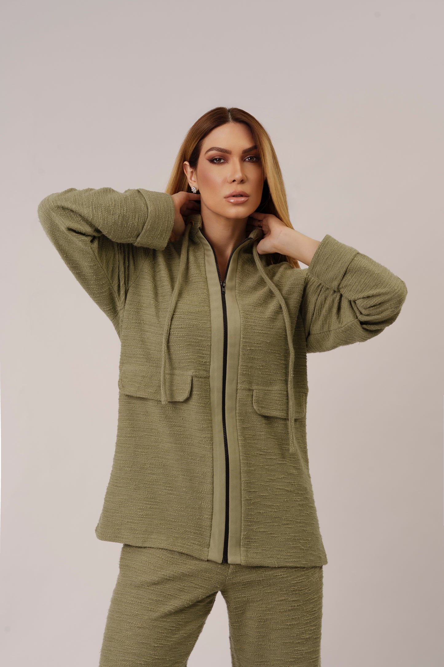 CONJUNTO CASACO PARKA KRONNE E CALÇA