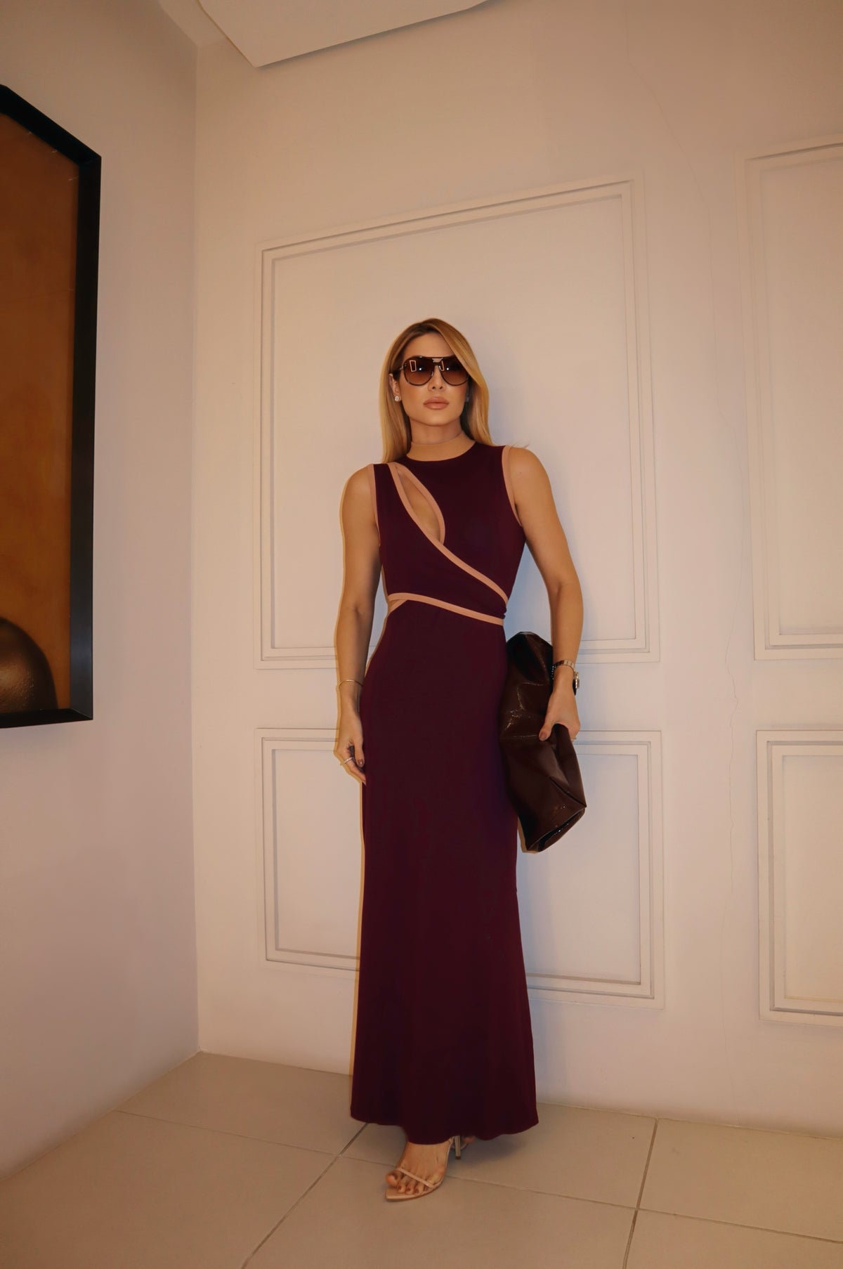 VESTIDO REGATA COM VAZADO KRONNE