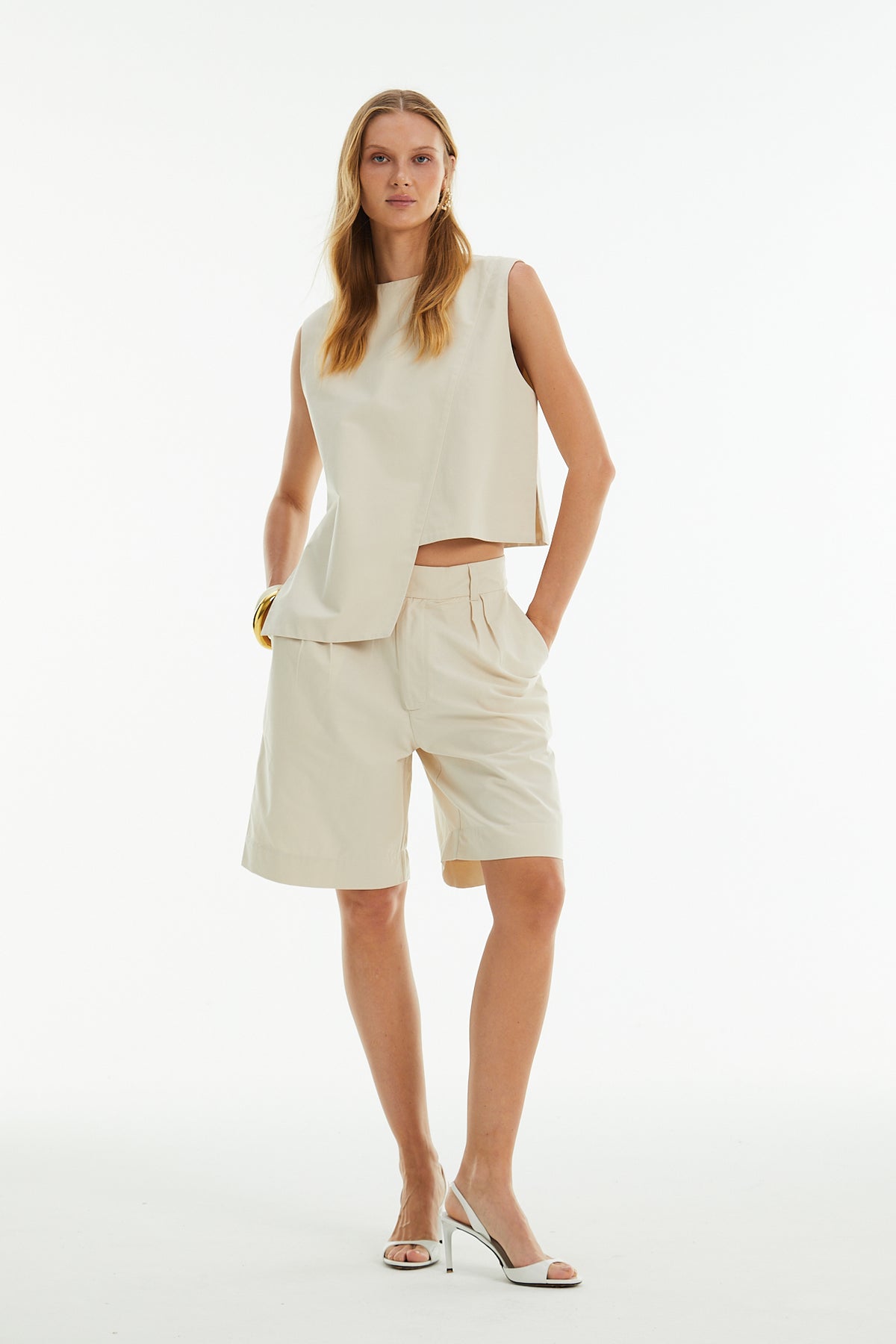 BLUSA REGATA ASSIMÉTRICA KRONNE