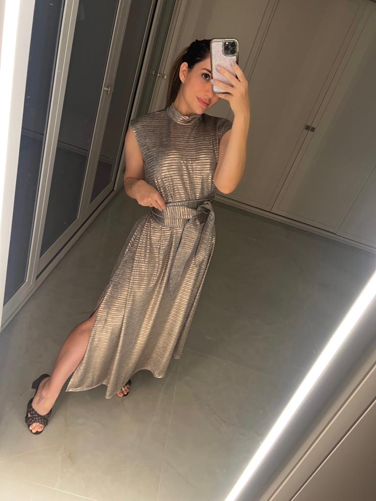 Vestido solto longo - Kronne
