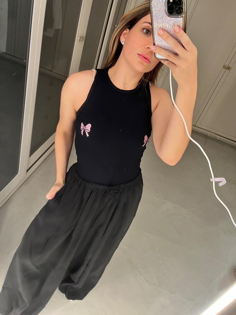 CALÇA PANTALONA COM CÓS FINO KRONNE