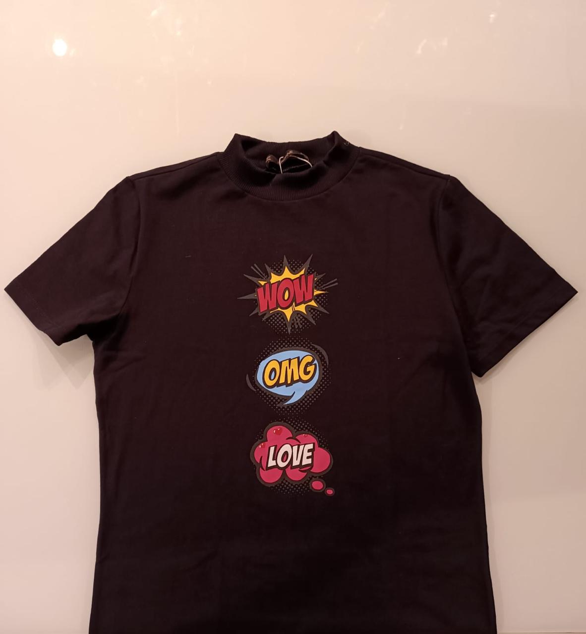 T-SHIRT GOLA ALTA CARTOON KRONNE