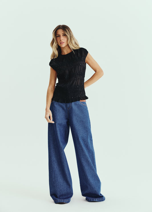 BLUSA FRANZIDA TEXTURA KRONNE