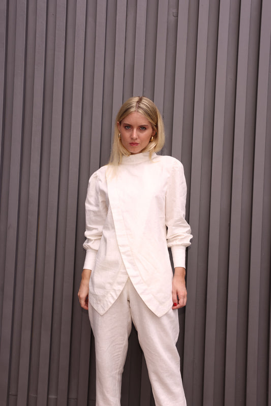 Blusa Transpassada - Kronne