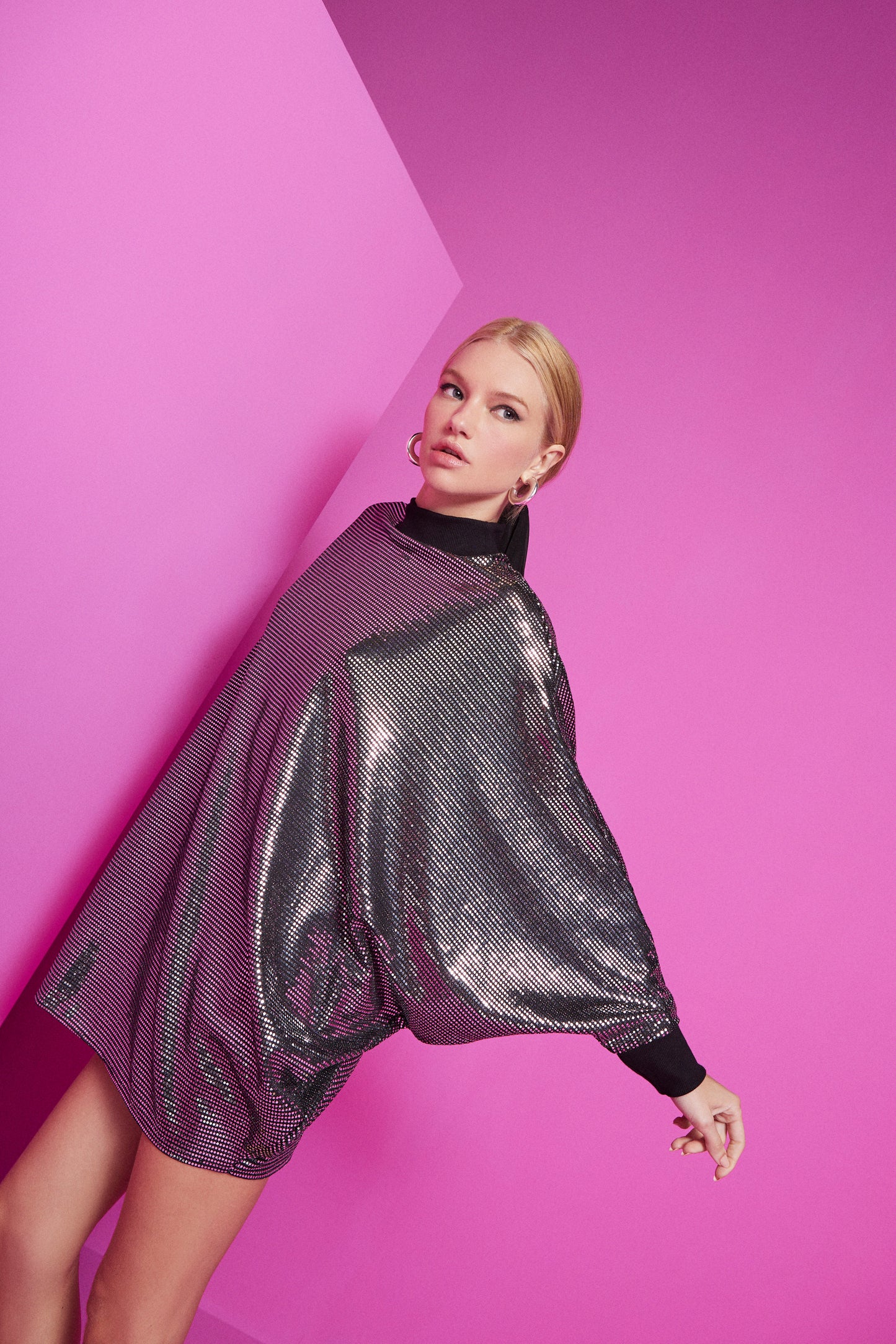 Vestido manga ampla - Kronne