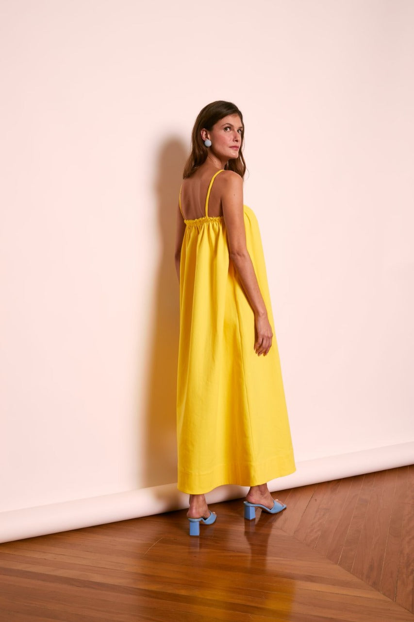 Vestido Longo Desfiado - Kronne