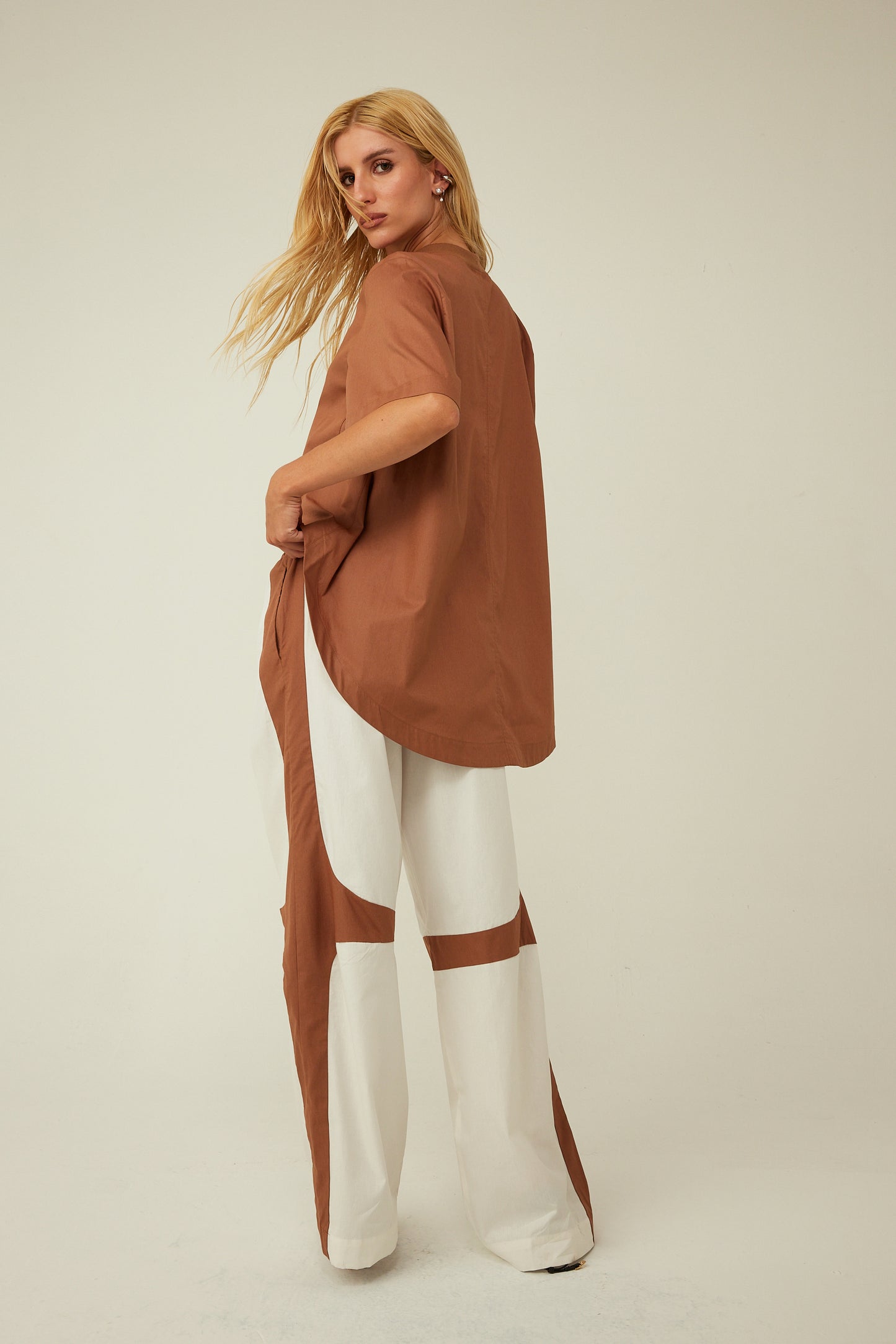 BLUSA MULLET COM GOLA RIBANA KRONNE