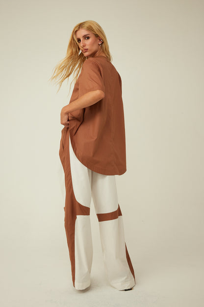 BLUSA MULLET COM GOLA RIBANA KRONNE