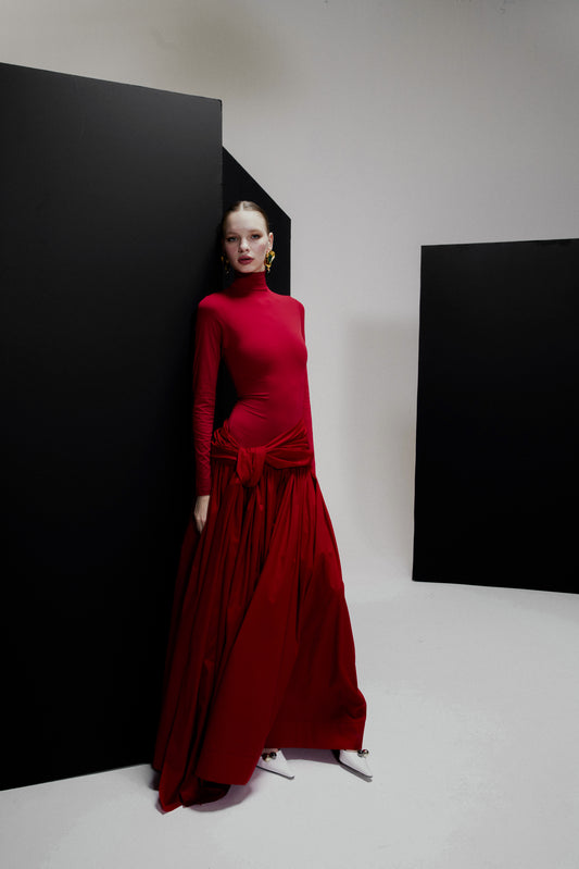 VESTIDO LONGO AMARRAÇÃO KRONNE