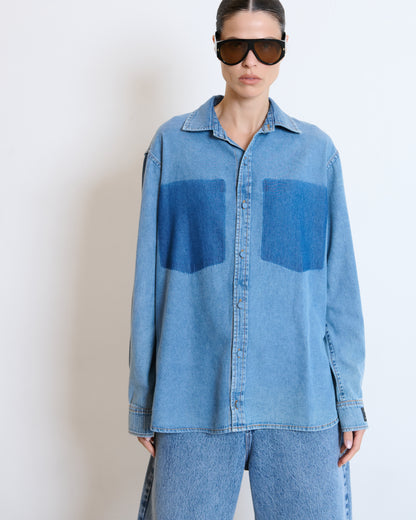 CAMISA OVER JEANS KRONNE