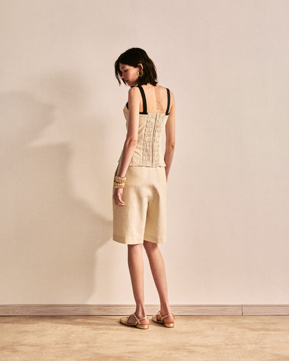 BLUSA CORSELET LINHO KRONNE