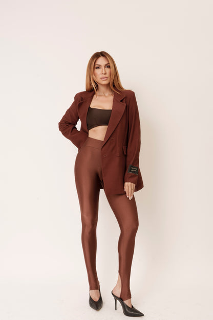 CALÇA LEGGING KRONNE COM DETALHE NO PÉ