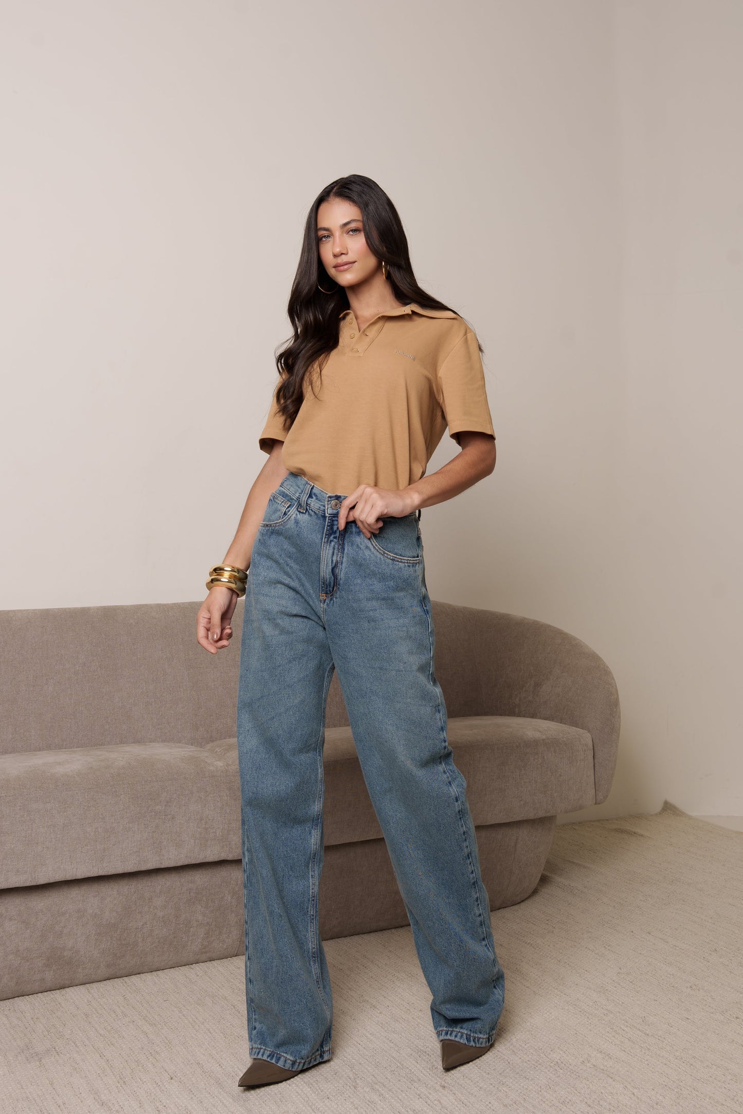 CAMISA GOLA POLO OVERSIZED KRONNE