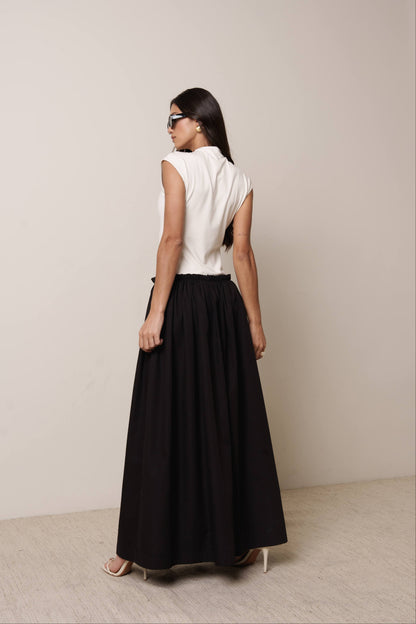 VESTIDO CINTURA DESLOCADA KRONNE