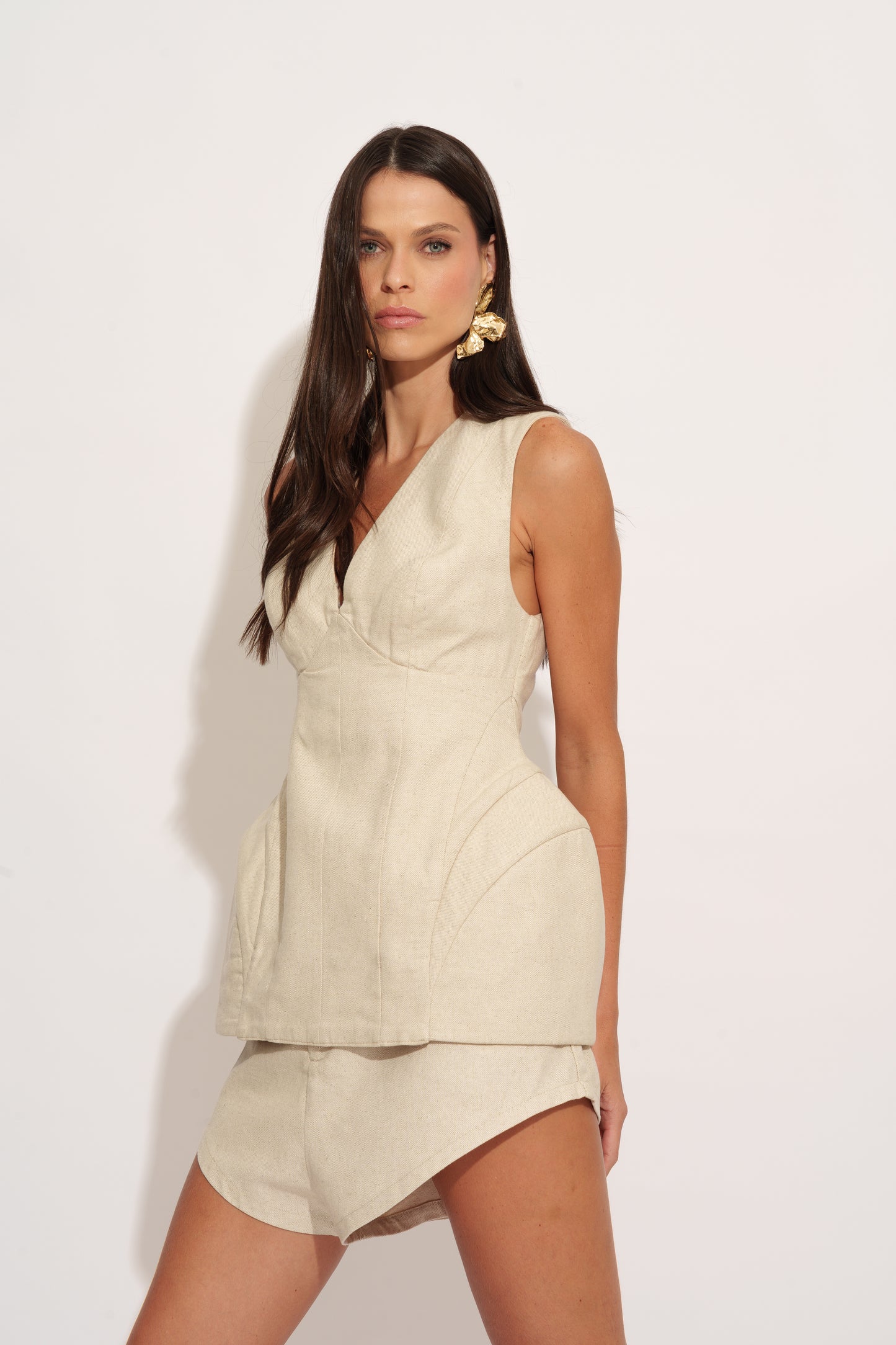 BLUSA ESTRUTURA LINHO KRONNE