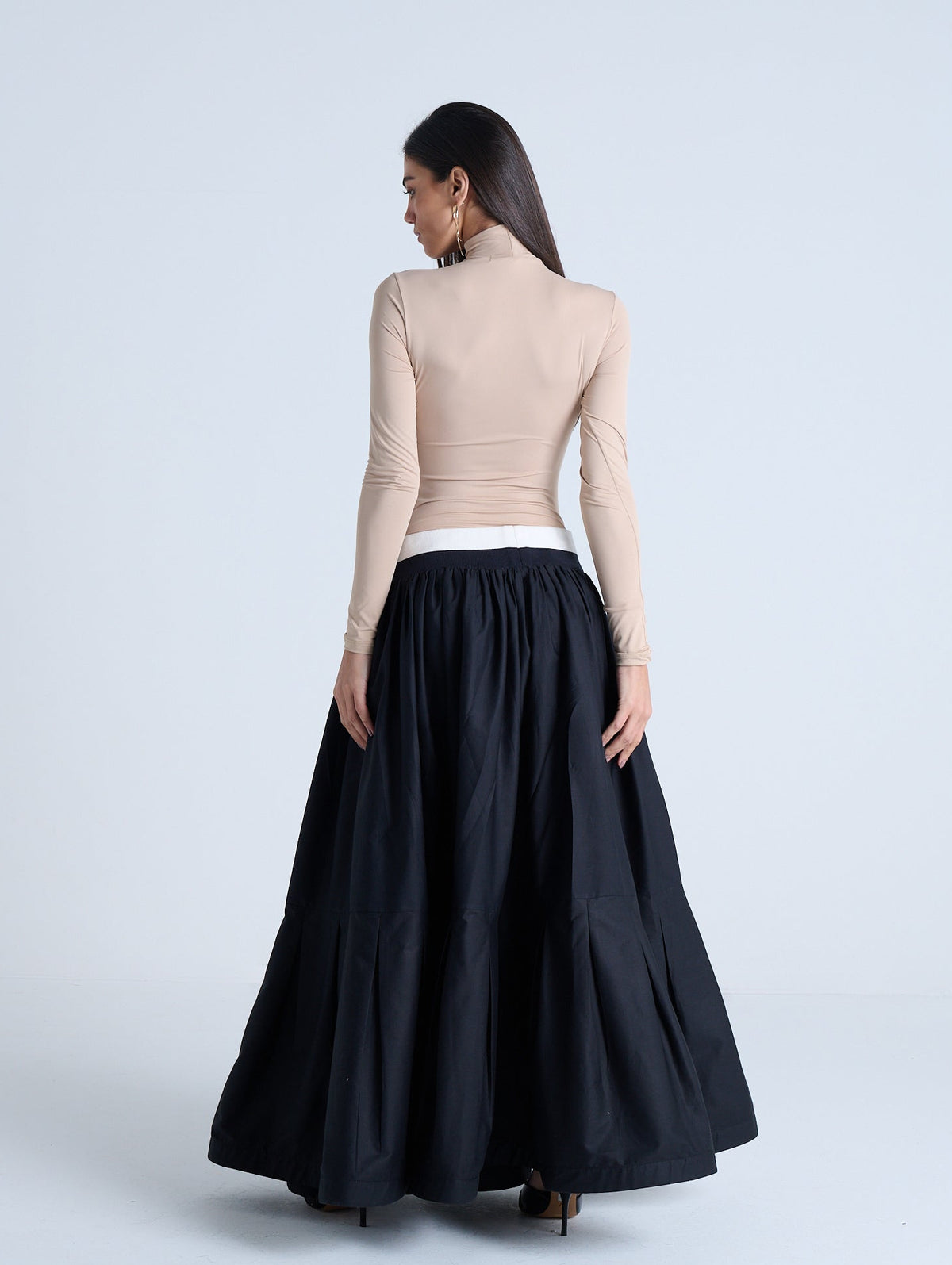 SAIA MIDI BABADO COM PREGAS E COS RETILINEA