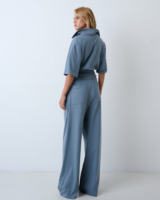 CONJUNTO BLUSA GOLA POLO E CALÇA KRONNE