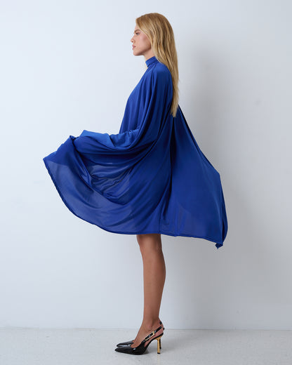 VESTIDO CURTO DRAPEADO KRONNE