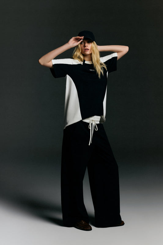 CONJUNTO BLUSA T-SHIRT + CALÇA P&B