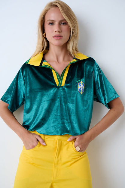 CAMISA GOLA V RETILINEA KRONNE