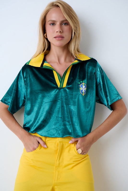 CAMISA GOLA V RETILINEA KRONNE