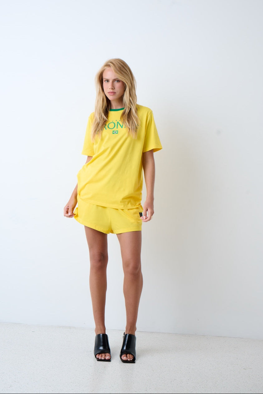 CONJUNTO BLUSA E SHORT CÓS DE ELÁSTICO KRONNE
