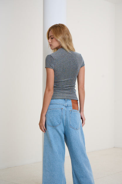 BLUSA DECOTE AJUSTÁVEL