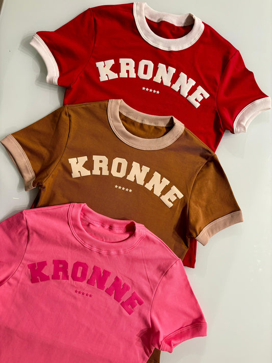 TSHIRT BABYLOOK KRONNE