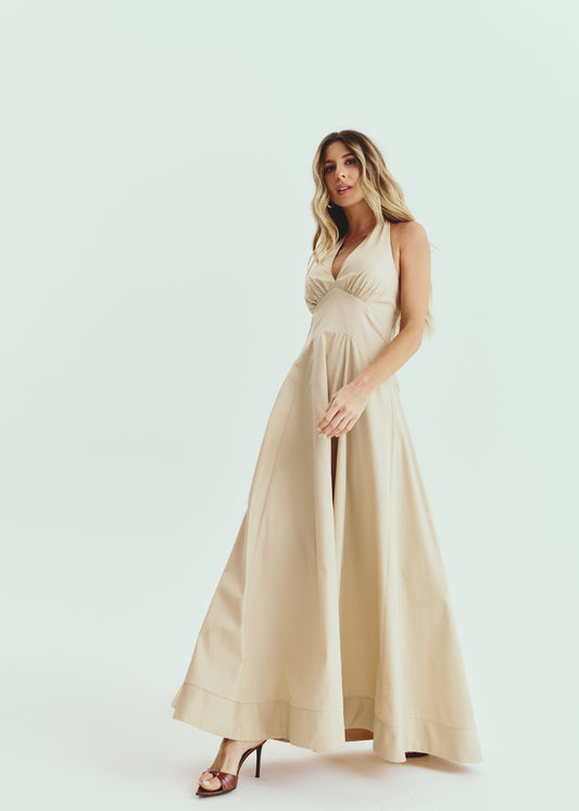 VESTIDO DECOTE V AMARRAÇÃO KRONNE